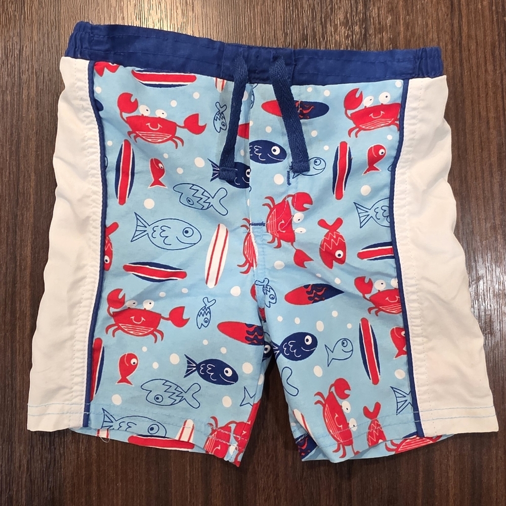 Baby Boy Crab Swim Shorts